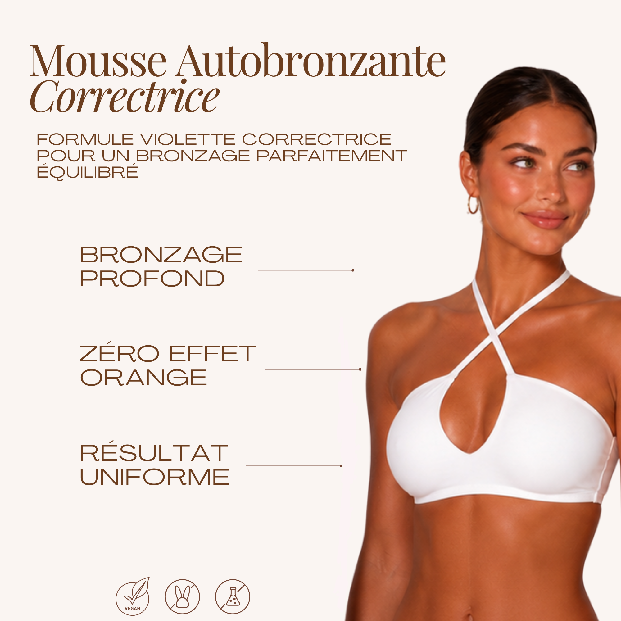 Correcting Self-Tanning Mousse