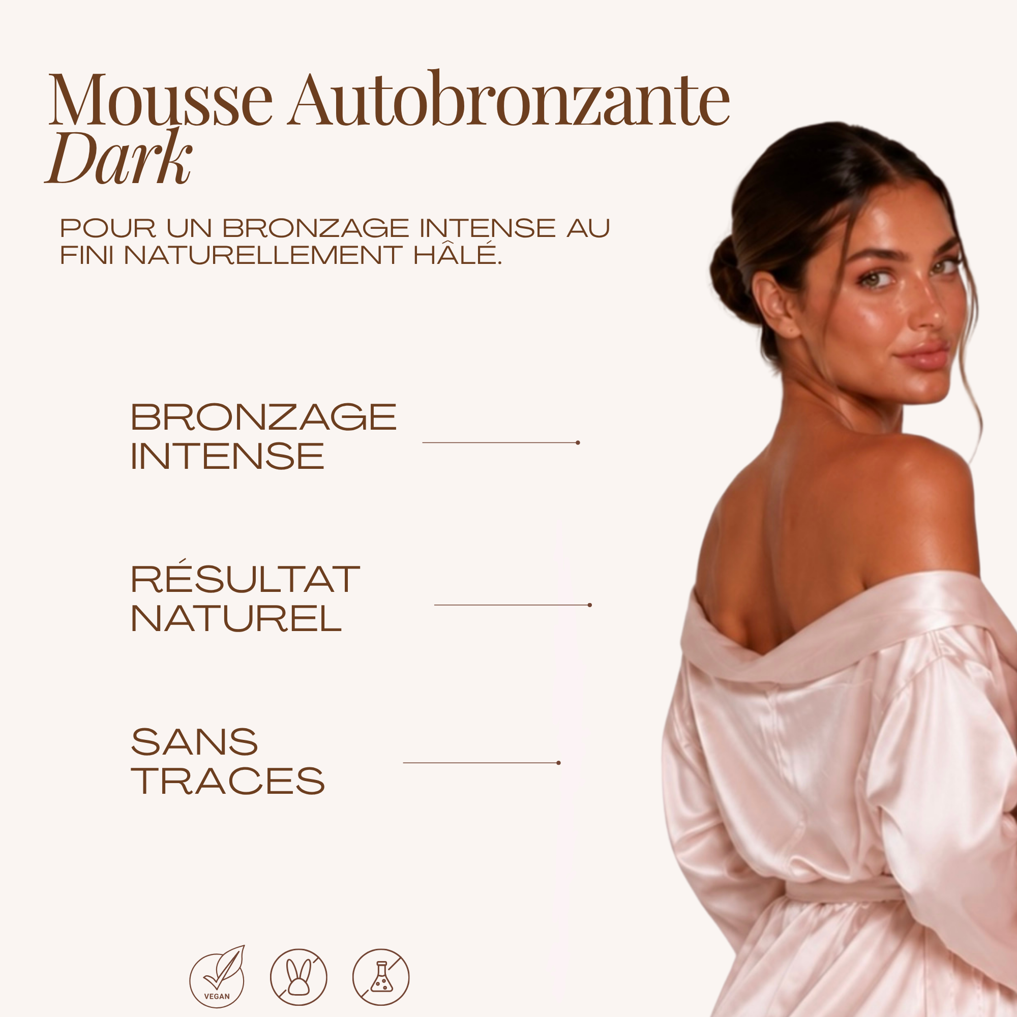 Mousse Autobronzante Dark