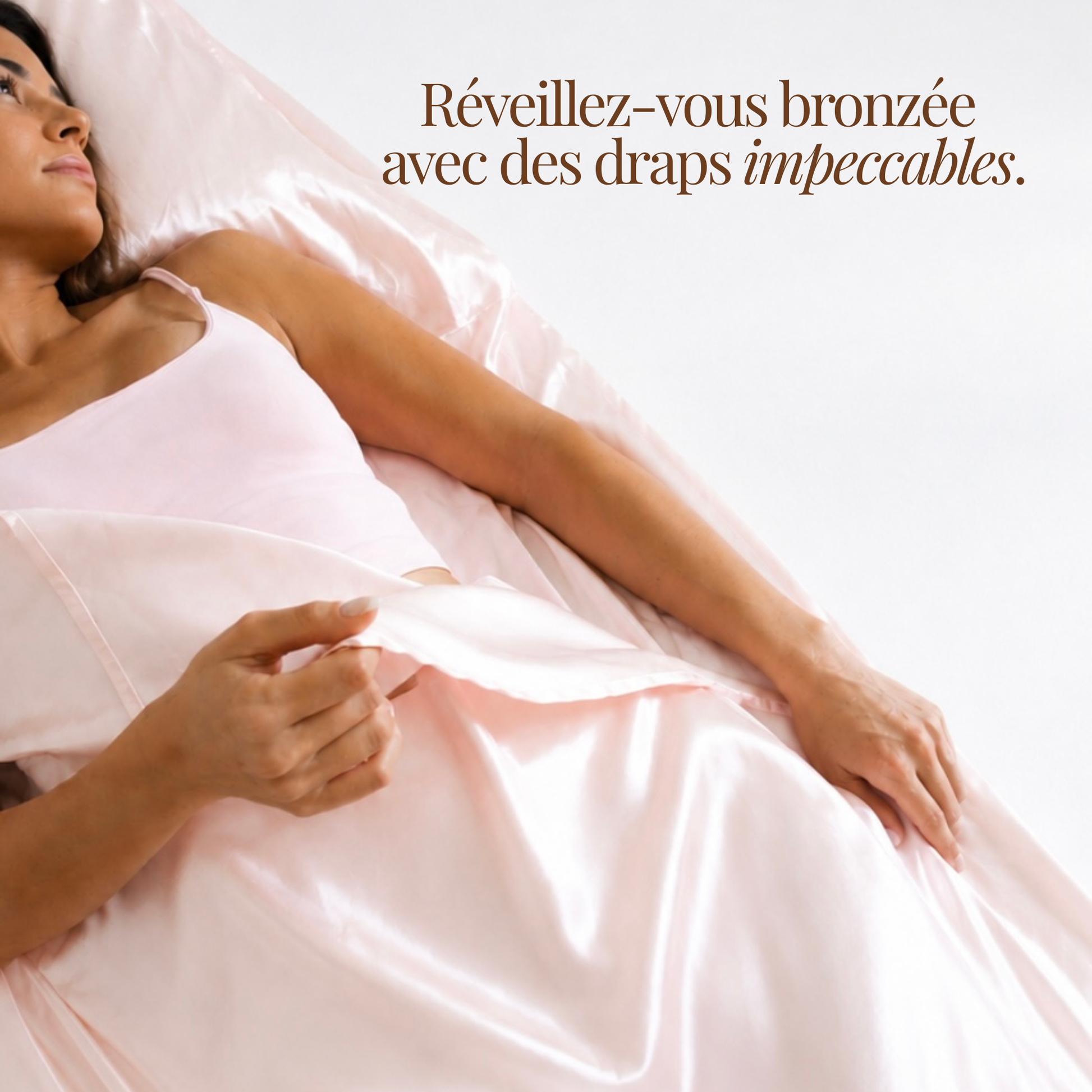 Tan Sleep Satin - Drap Protecteur Autobronzant