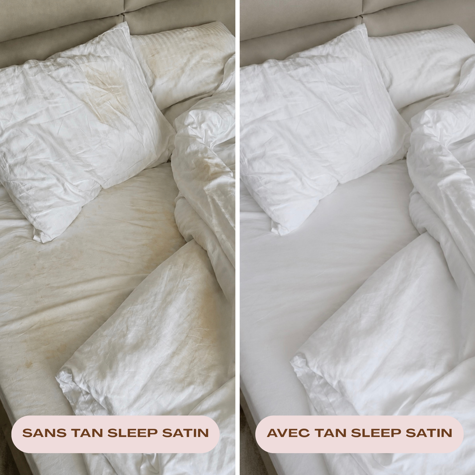 Tan Sleep Satin - Drap Protecteur Autobronzant